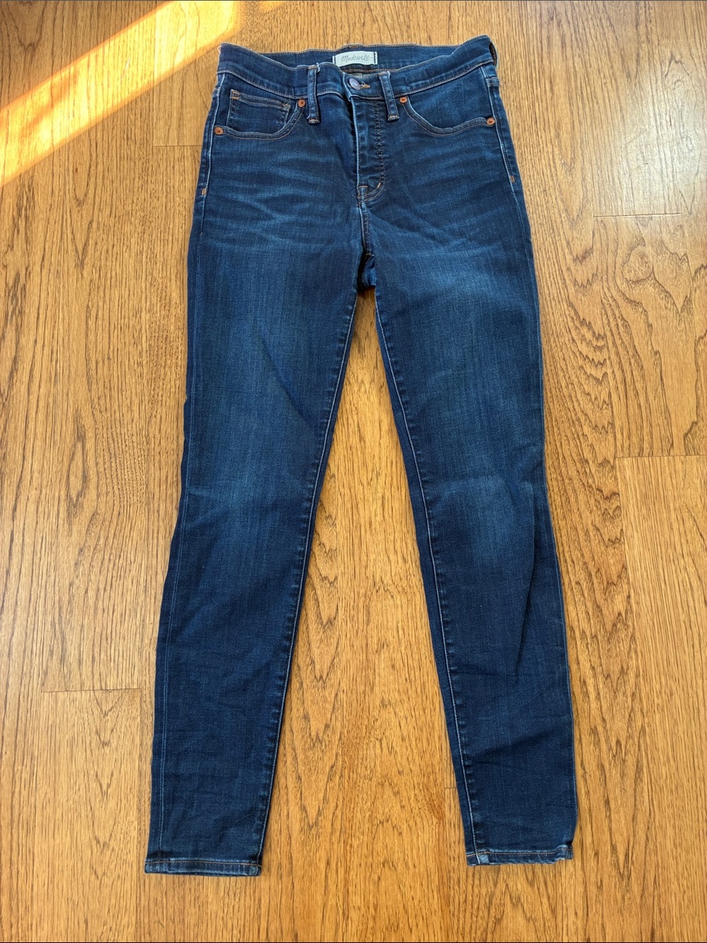 Madewell Women’s Slim Dark Blue Denim Jeans